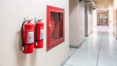 Procedures relating to fire protection for a company