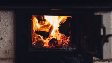 Choosing from wall protection plates for wood stoves